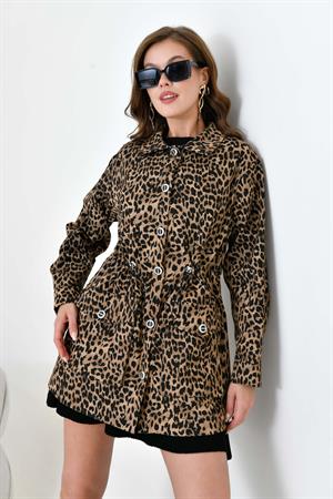 Garmi Kadın Leopar Desen Kap LEOPAR