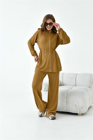 Garmi Kadın Örme Takım Camel