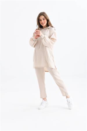 Garmi Kadın Pantolonlu Takım Beige