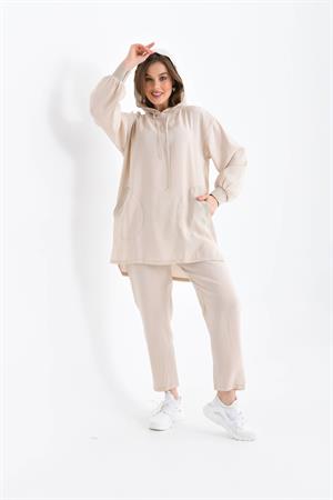 Garmi Kadın Pantolonlu Takım Beige