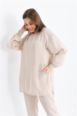 Garmi Kadın Pantolonlu Takım Beige