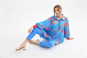 Garmi Kadın Pantolonlu Takım Mavi