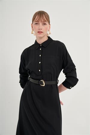 Garmi Kadın Tansel Elbise Siyah