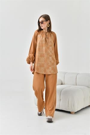 Garmi Kadın Varak Takım Camel