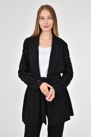 Kadın Abaya İkili Takım Siyah
