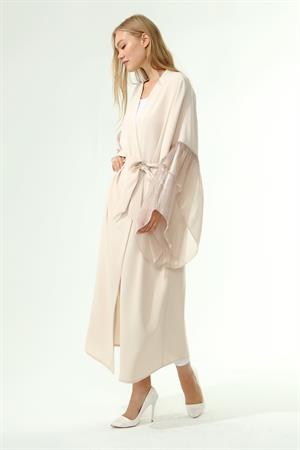 Kadın Abaya Kap Beige