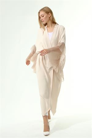 Kadın Abaya Kap Beige