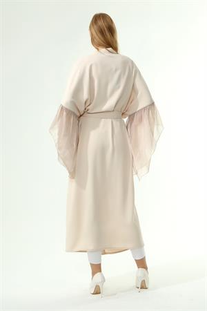 Kadın Abaya Kap Beige