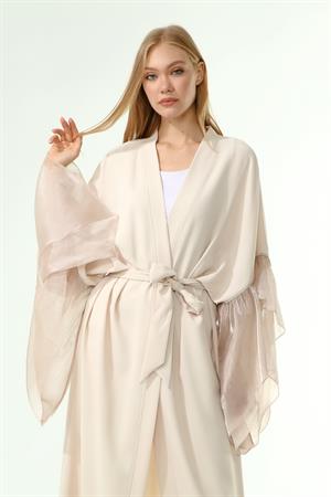 Kadın Abaya Kap Beige