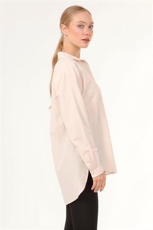 Kadın Coton Gömlek Beige