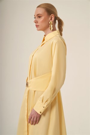 Kadın Cotton Elbise Beige