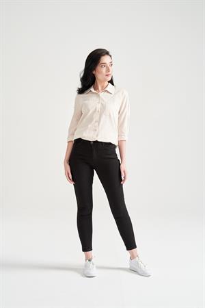 Kadın Dar Kalıp Slim Fit Jean Siyah