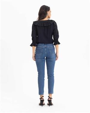 Kadın Dar Paçalı Jean Pantolon Mavi