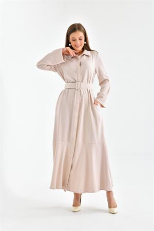 Kadın Elbise Beige