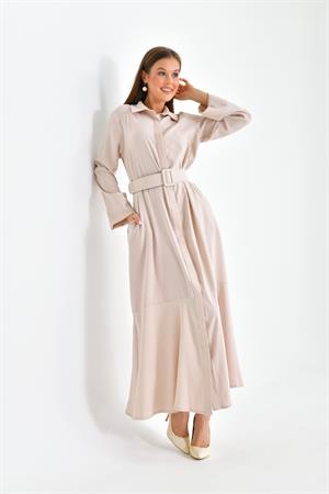 Kadın Elbise Beige