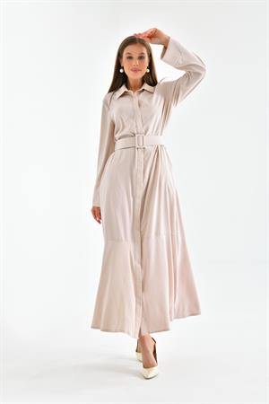 Kadın Elbise Beige