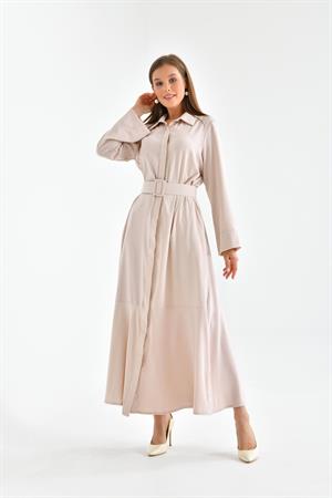 Kadın Elbise Beige