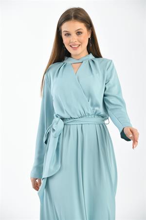 Kadın Elegant Elbise Mint