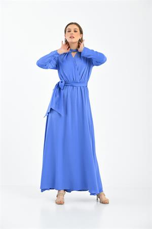 Kadın Elegant Elbise Mor