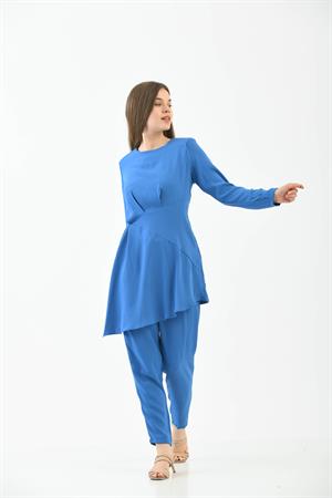Kadın Elegant Takım Mavi