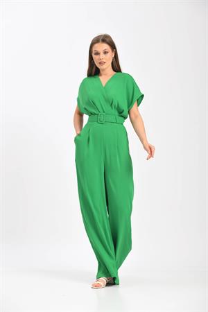 Kadın Elegant Tulum Yeşil