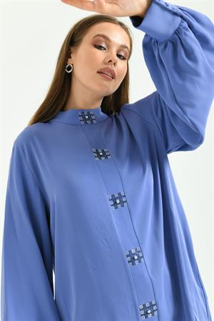 Kadın Elegant Tunik Mavi