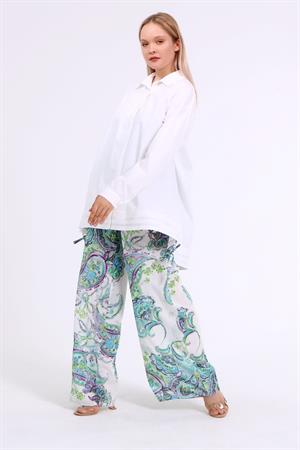 Kadın Empirme Pantolon Takım Yeşil