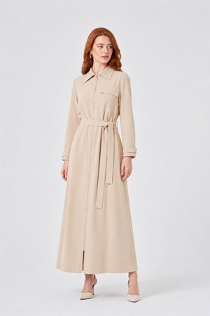 Kadın Erta Elbise Beige