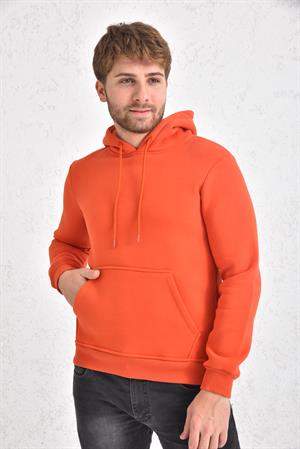 Kadın İçi Şardonlu Sweatshirt Orange
