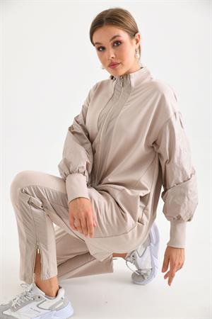 Kadın İki İp Takım Beige