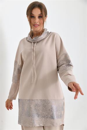 Kadın İki İp Takım Beige