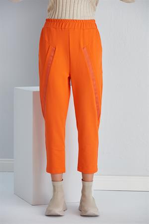 Kadın İki İplik Pantolon Orange