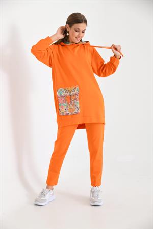 Kadın Kapitone Takım Orange