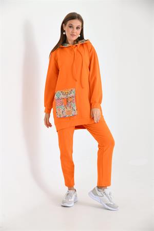 Kadın Kapitone Takım Orange