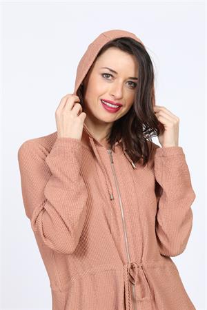 Kadın Kapüşonlu Spor Tunik Camel