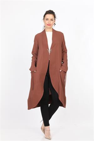 Kadın Oval Kesim Kap Taba
