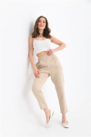 Kadın Pantolon Beige