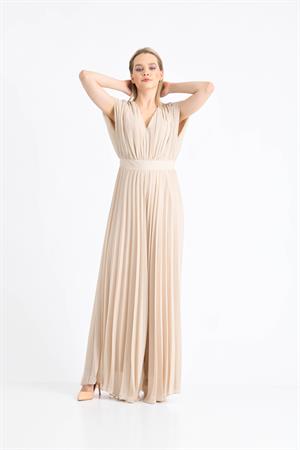 Kadın Şifon Tulum Beige
