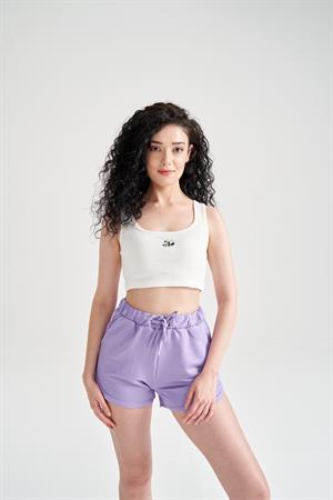 Kadın Spor Şort Lila