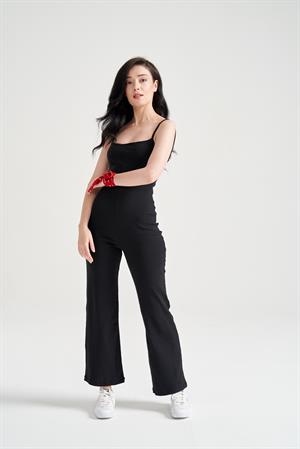 Kadın Spor Tulum Siyah