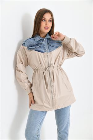 Kadın Trençkot Beige