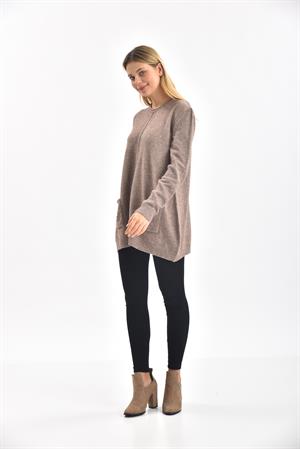 Kadın Triko Beige