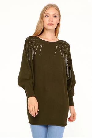 Kadın Triko Haki