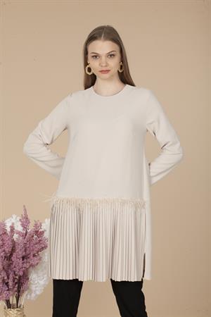 Kadın Tunik Beige