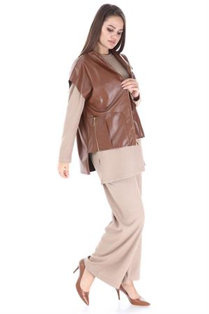 Kadın Üçlü Takım Beige