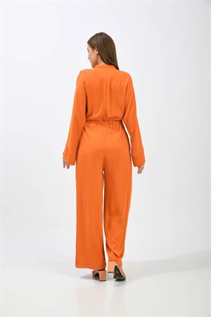 Kadın Uzunkol Tulum Orange