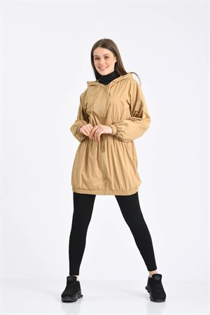Kadın Yağmurluk Camel