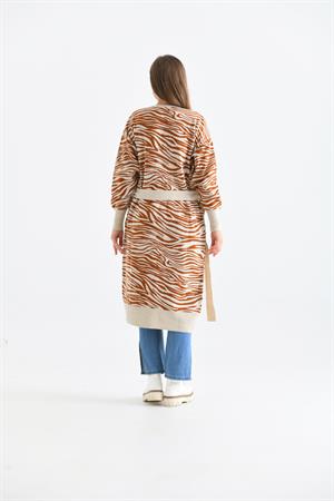 Kadın Zebra Desen Giyçık Taş