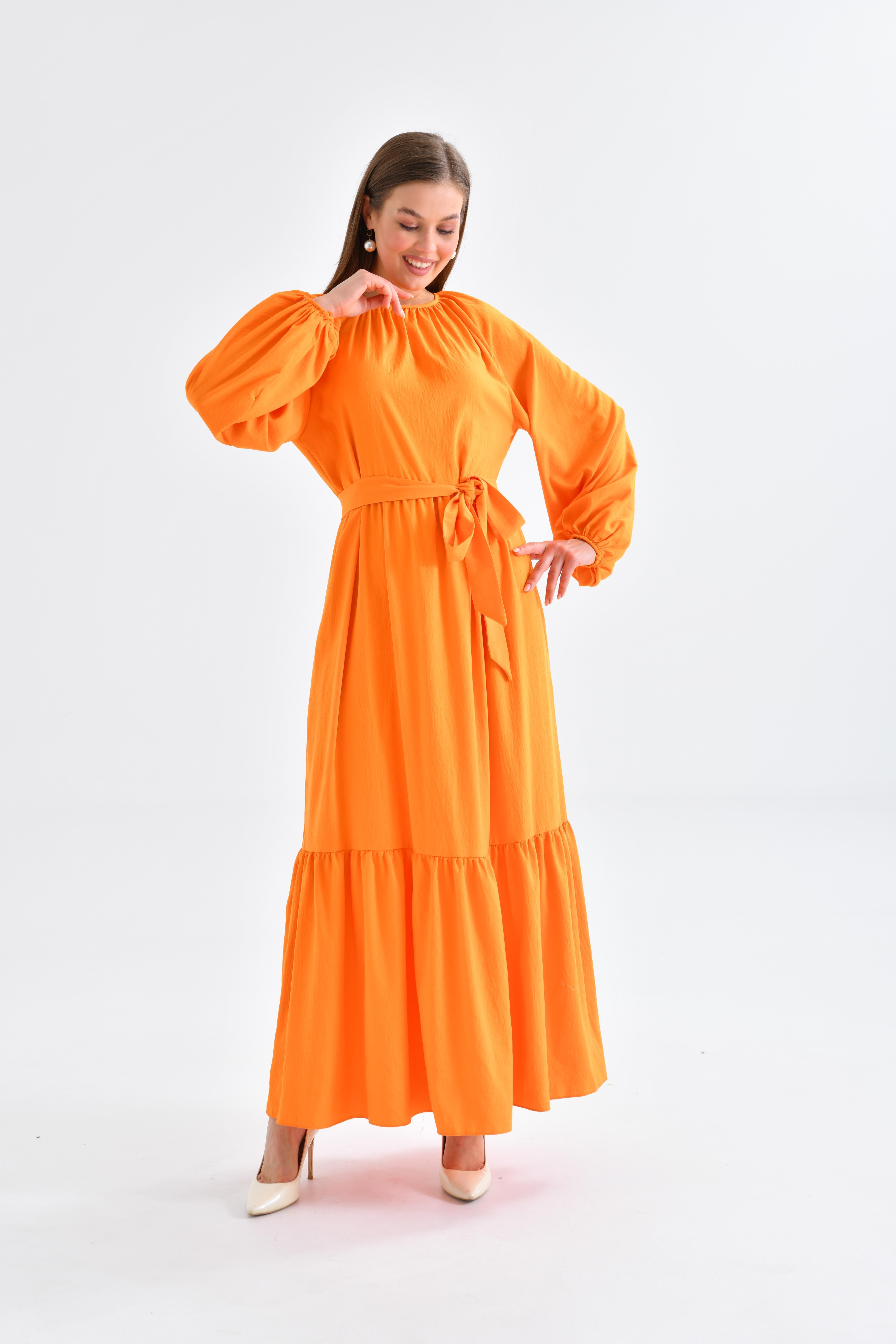 Ftz Women Kadın Elbise ORANGE
