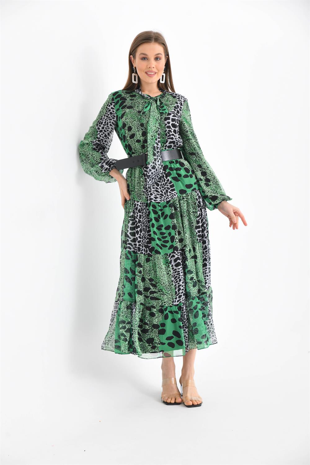 Garmi Kadın İpek Şifon Elbise BENETTON